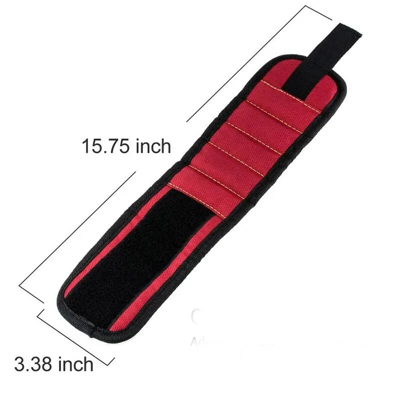 Magnetic wristband tool holder-never drop a screw again