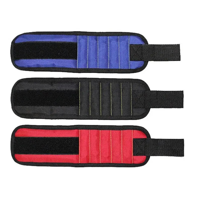 Magnetic wristband tool holder-never drop a screw again
